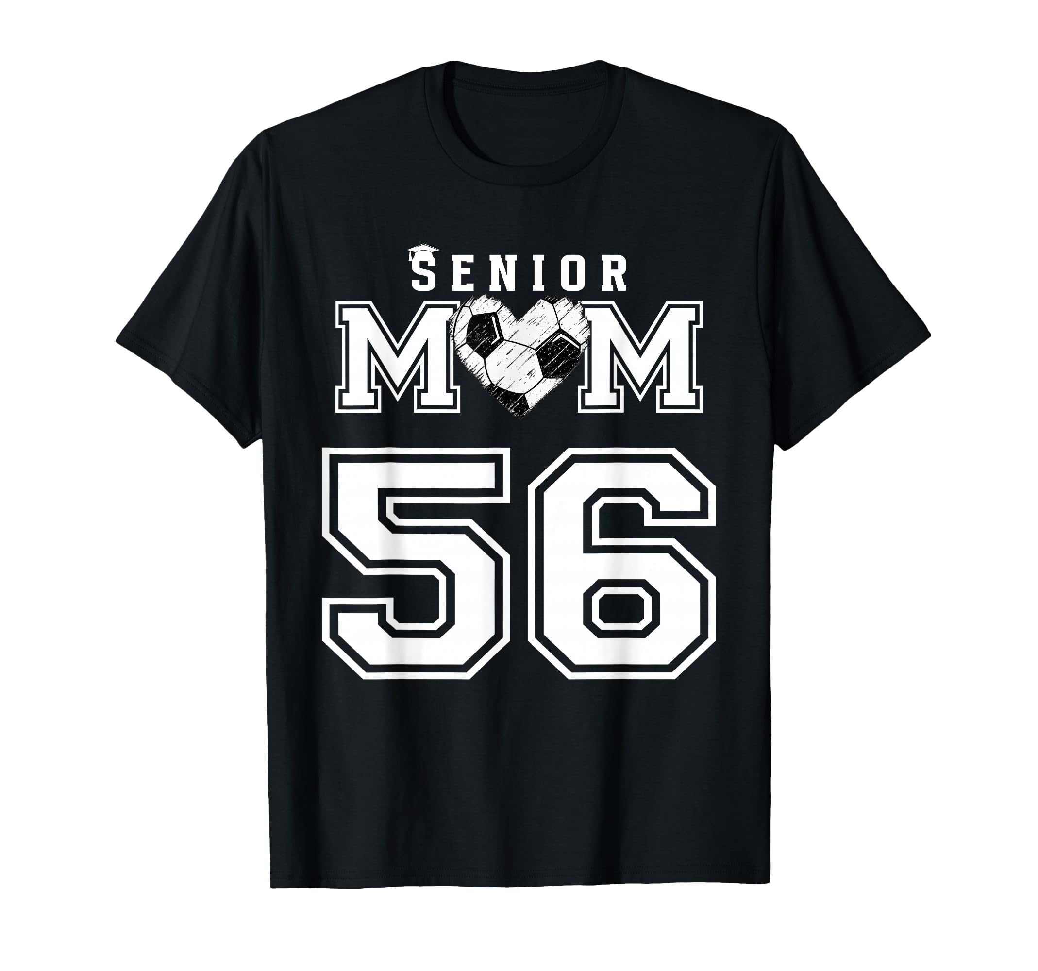 Proud Senior Soccer Mom Custom Jersey T-Shirt - Novelty Apparel Unisex