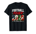 Football Fever 2026 Usa Canada Mexico T-Shirt - Novelty Apparel Men Women