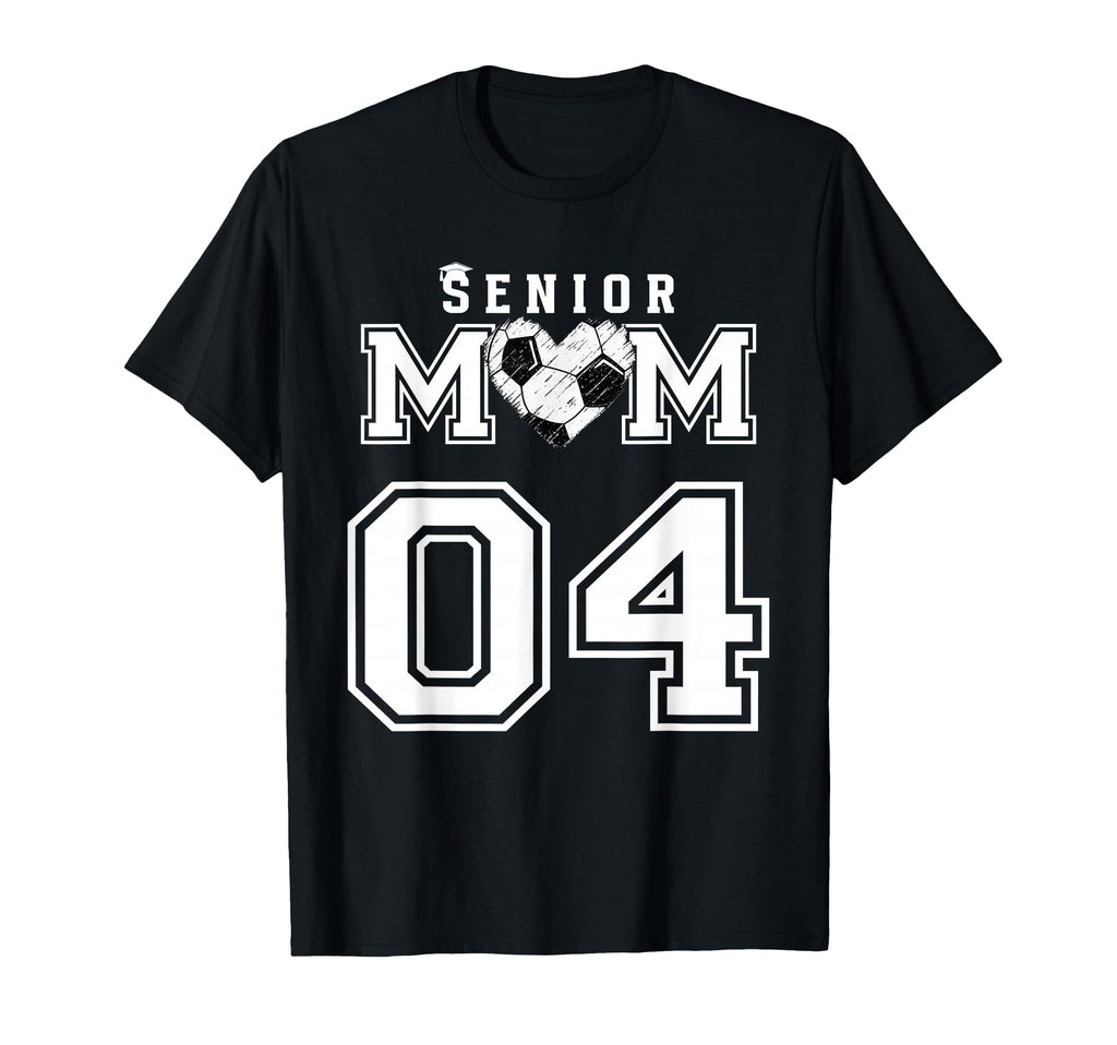 Proud Senior Soccer Mom Custom Jersey T-Shirt - Graphic Print Unisex