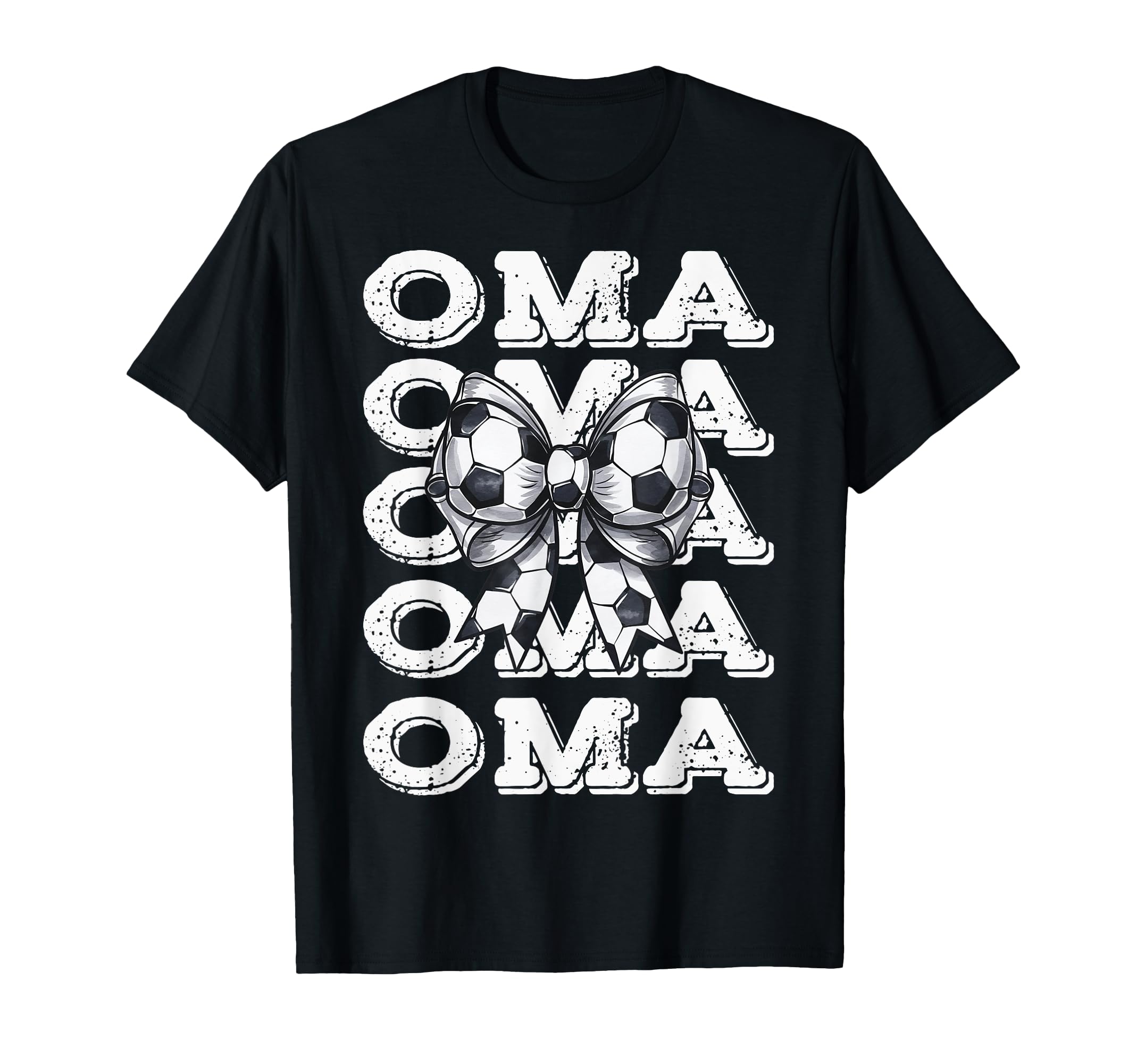 Coquette Soccer Oma Matching Family Bow T-Shirt - Novelty Apparel Men Women
