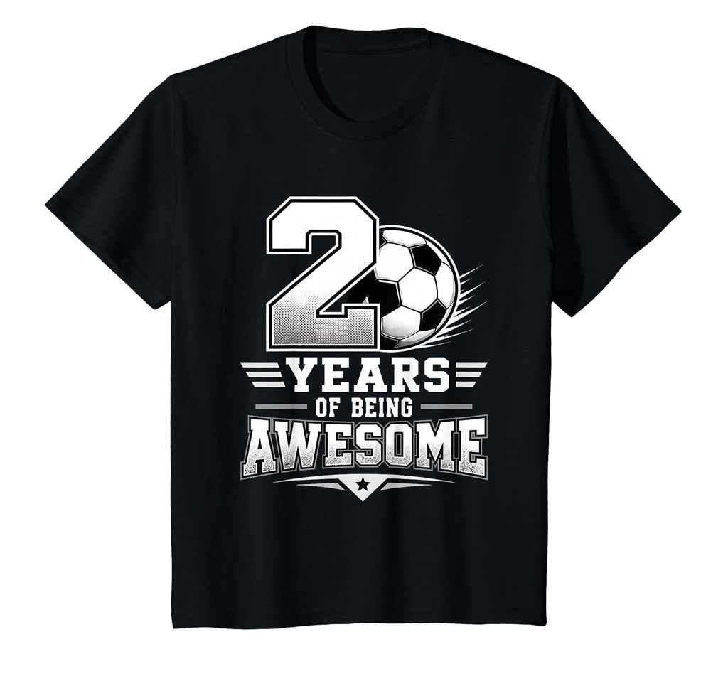 2Nd Birthday Soccer 2 Years Being T-Shirt - Unique Graphic for Adults