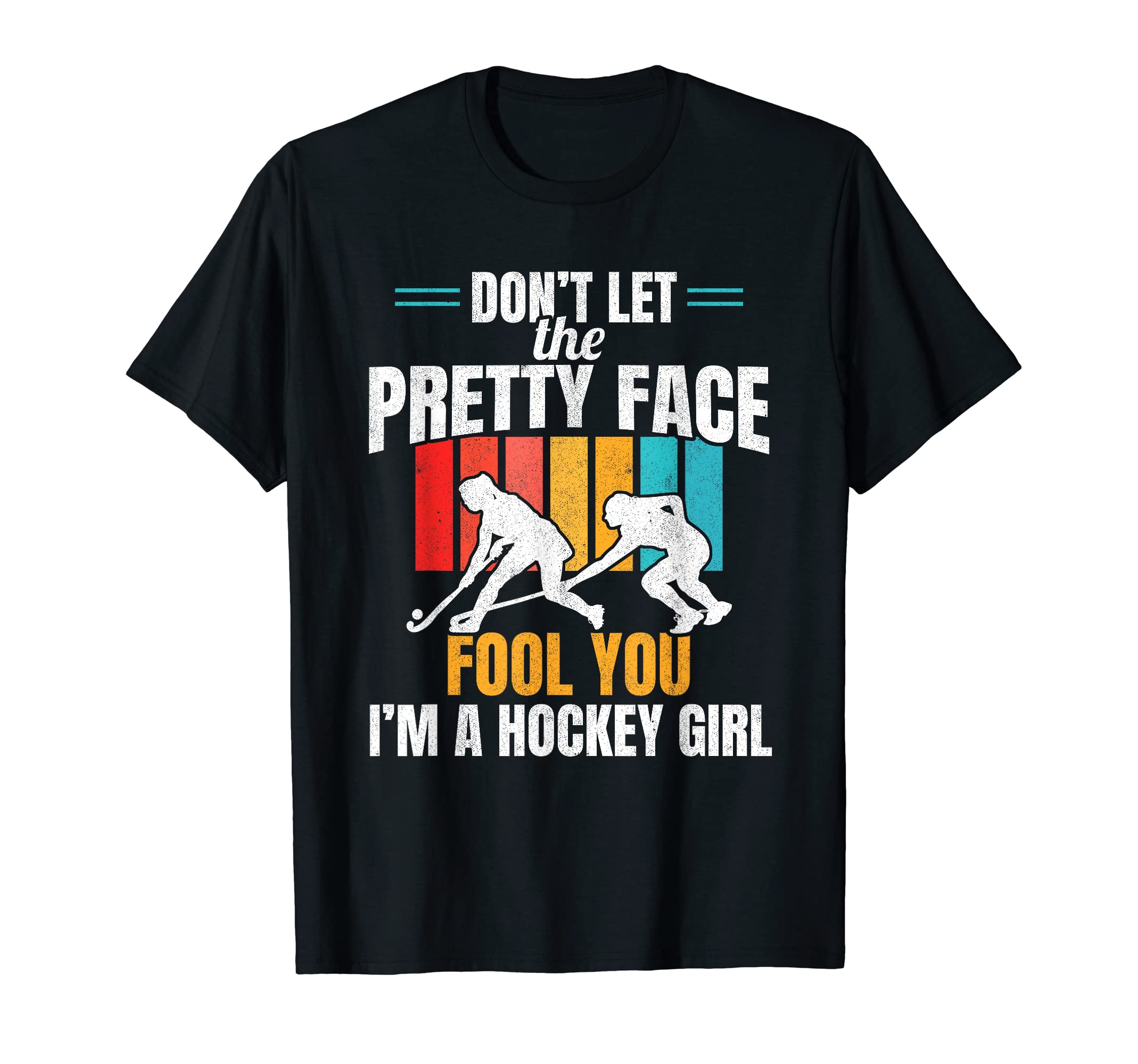 Im Hockey Goal Keeper Stick Field T-Shirt - Streetwear Style for Adults