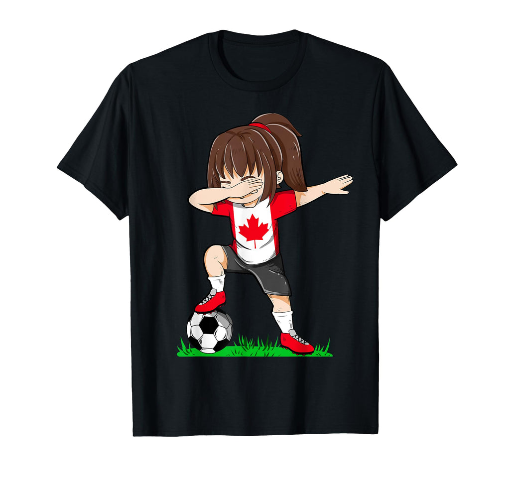 Soccer Canada Jersey Canadian Flag T-Shirt - Aesthetic Graphic for Adults