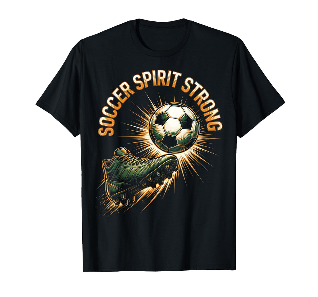 Soccer Spirit Strong Soccer T-Shirt - Minimalist Print Men Women