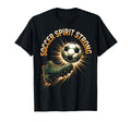 Soccer Spirit Strong Soccer T-Shirt - Minimalist Print Men Women