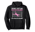 Im Soccer Goalie Granny Soccer Hoodie - Aesthetic Graphic for Adults