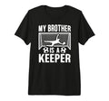 My Brother Is Soccer Keeper Brother T-Shirt - Minimalist Print Unisex