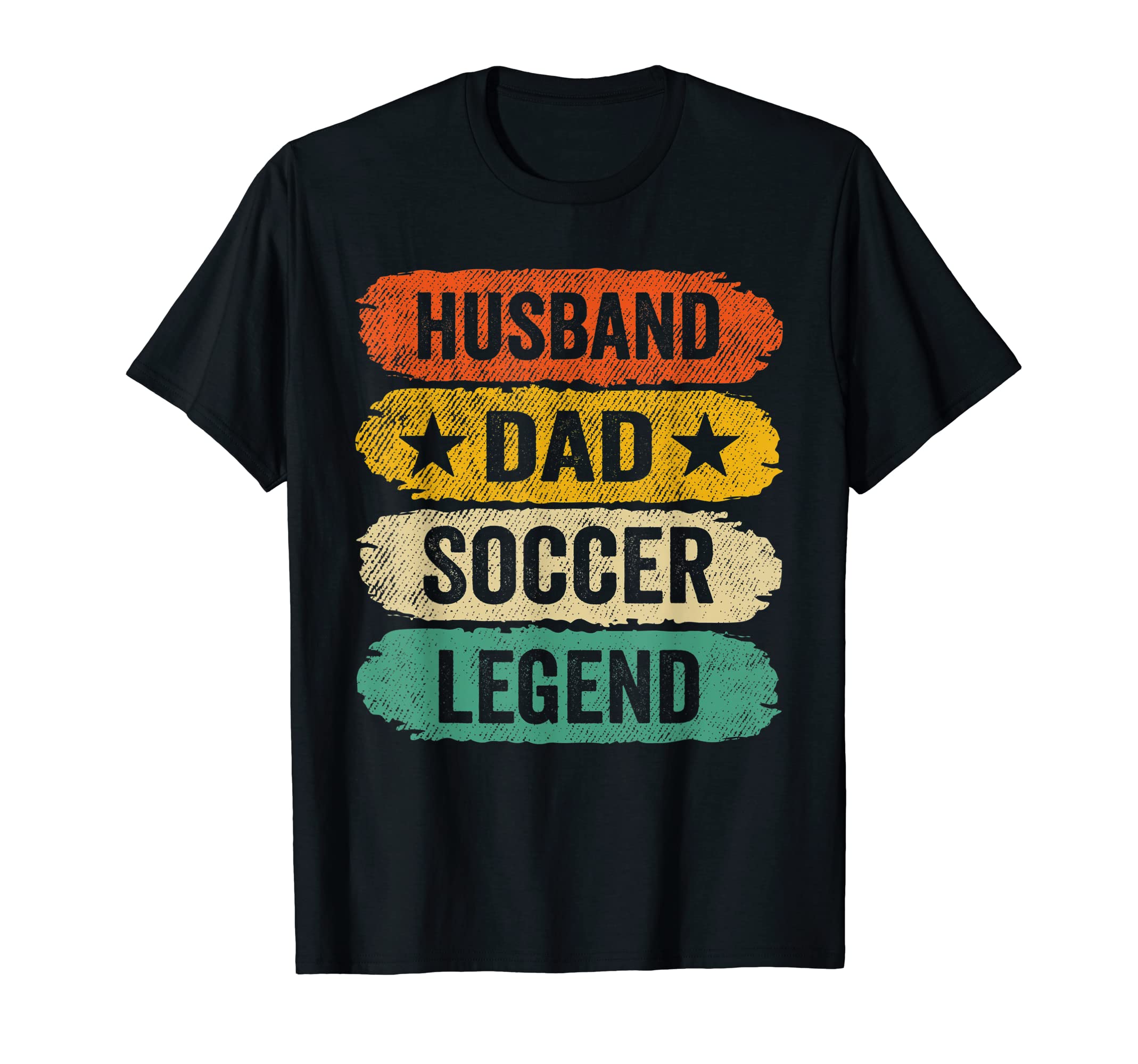 Mens Funny Soccer Husband Dad Soccer T-Shirt - Graphic Print Men Women