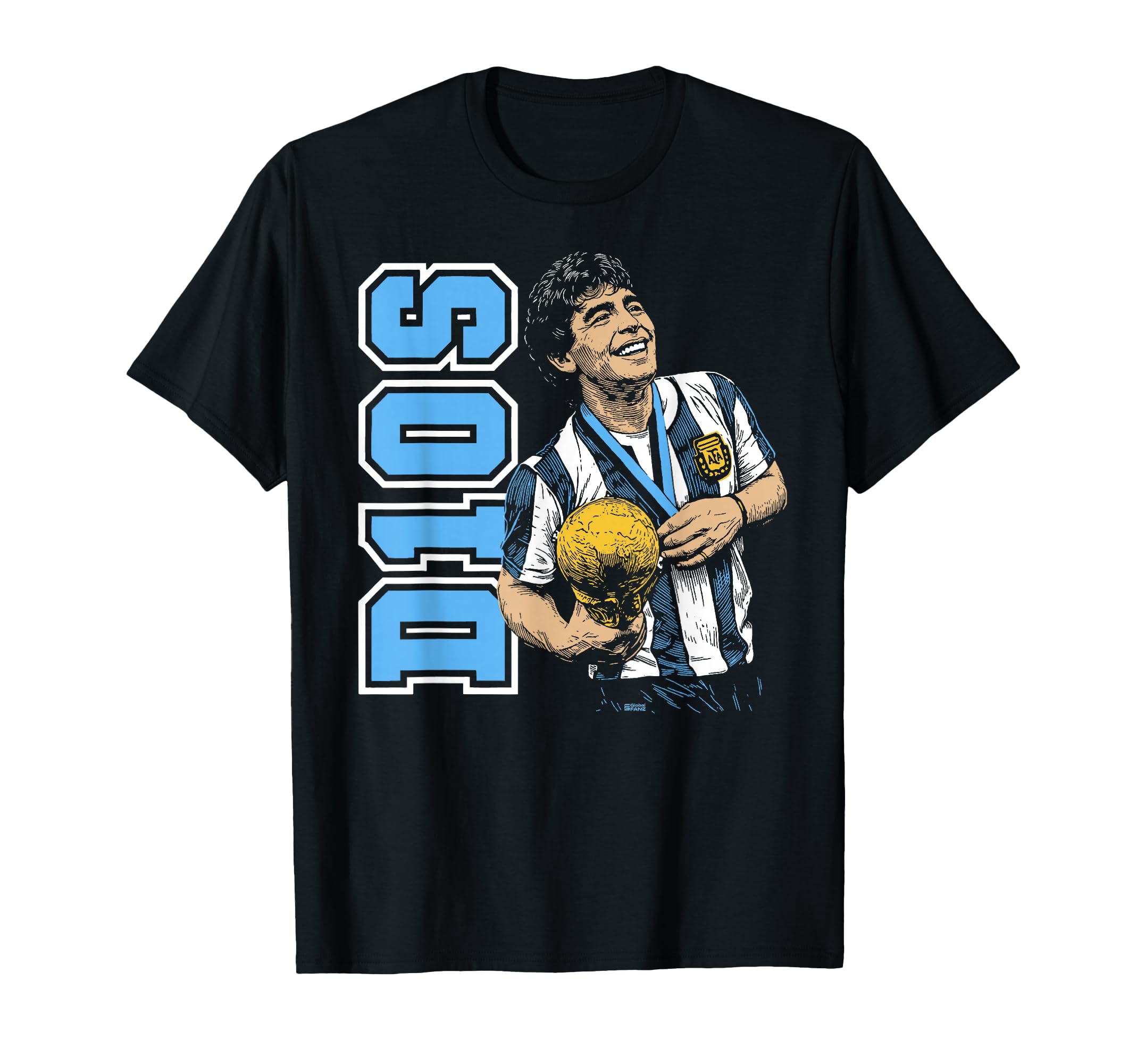 Diego Maradona D10S 1986 World T-Shirt - Aesthetic Graphic for Adults