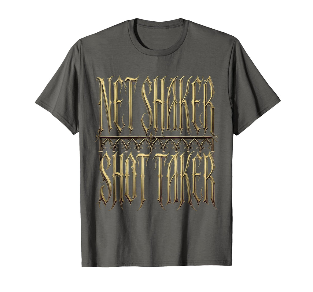 Net Shaker Shot Taker Soccer T-Shirt - Trendy Graphic Unisex