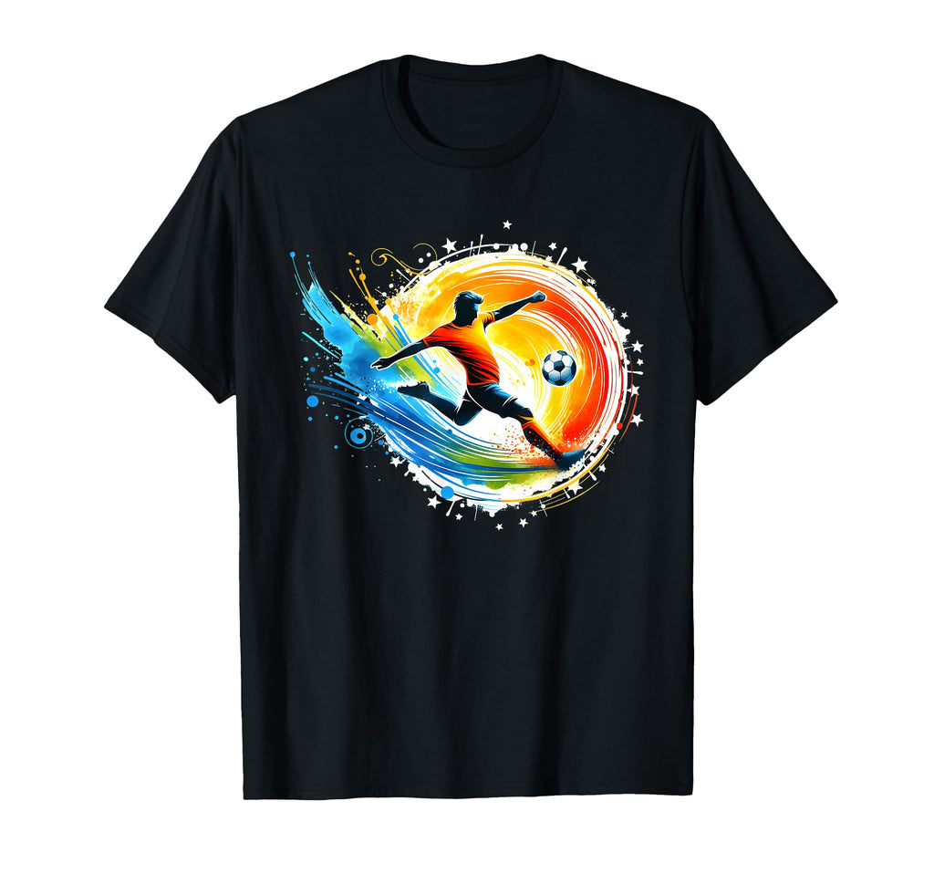 Soccer Player Sports Soccer Ball Soccer T-Shirt - Aesthetic Graphic Unisex