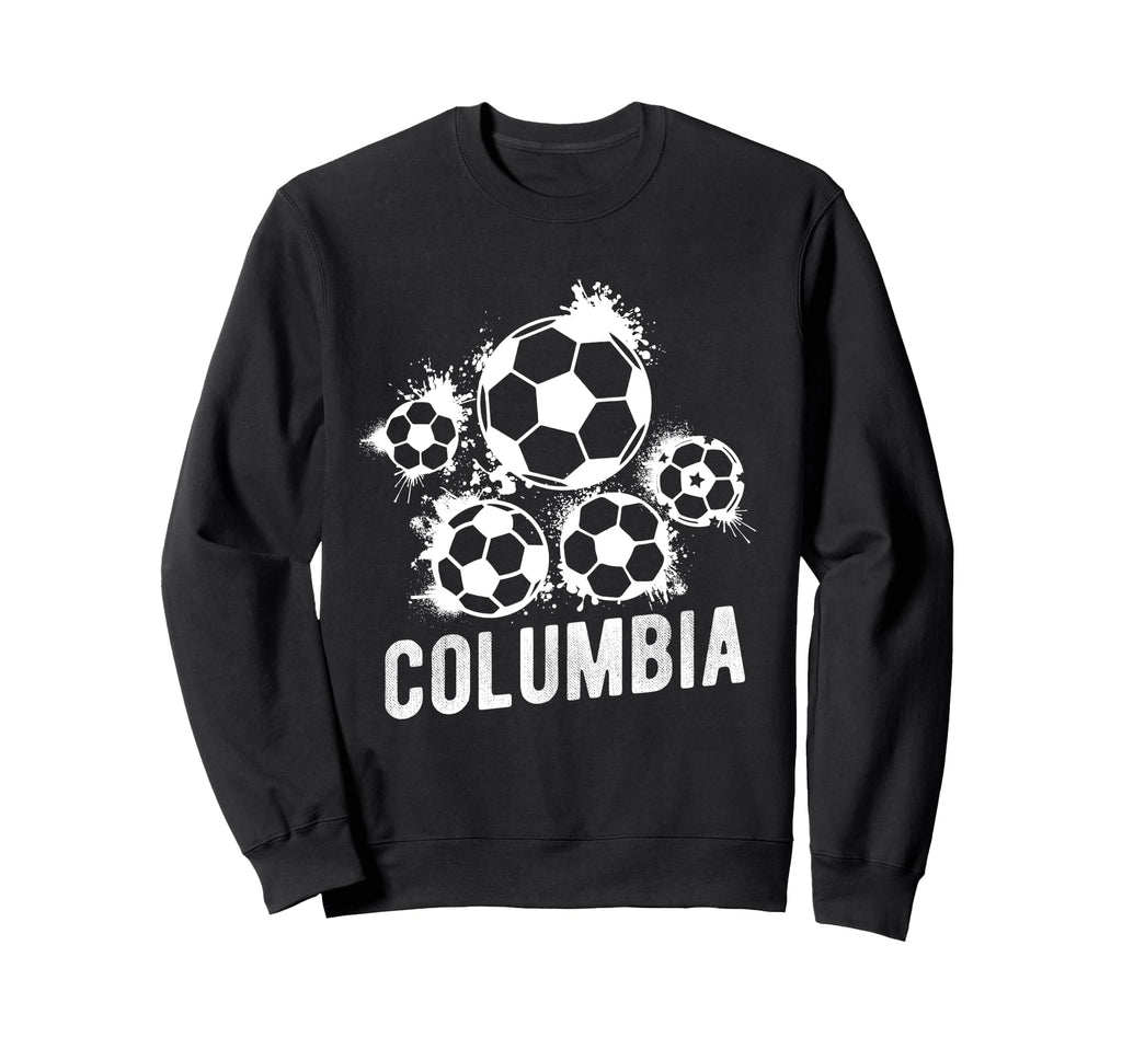Columbia Colombia Soccer Athlete Sweatshirt - Unique Graphic Men Women