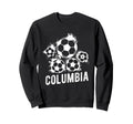 Columbia Colombia Soccer Athlete Sweatshirt - Unique Graphic Men Women