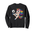Kawaii Soccer Just Who Loves Sweatshirt - Streetwear Style Men Women