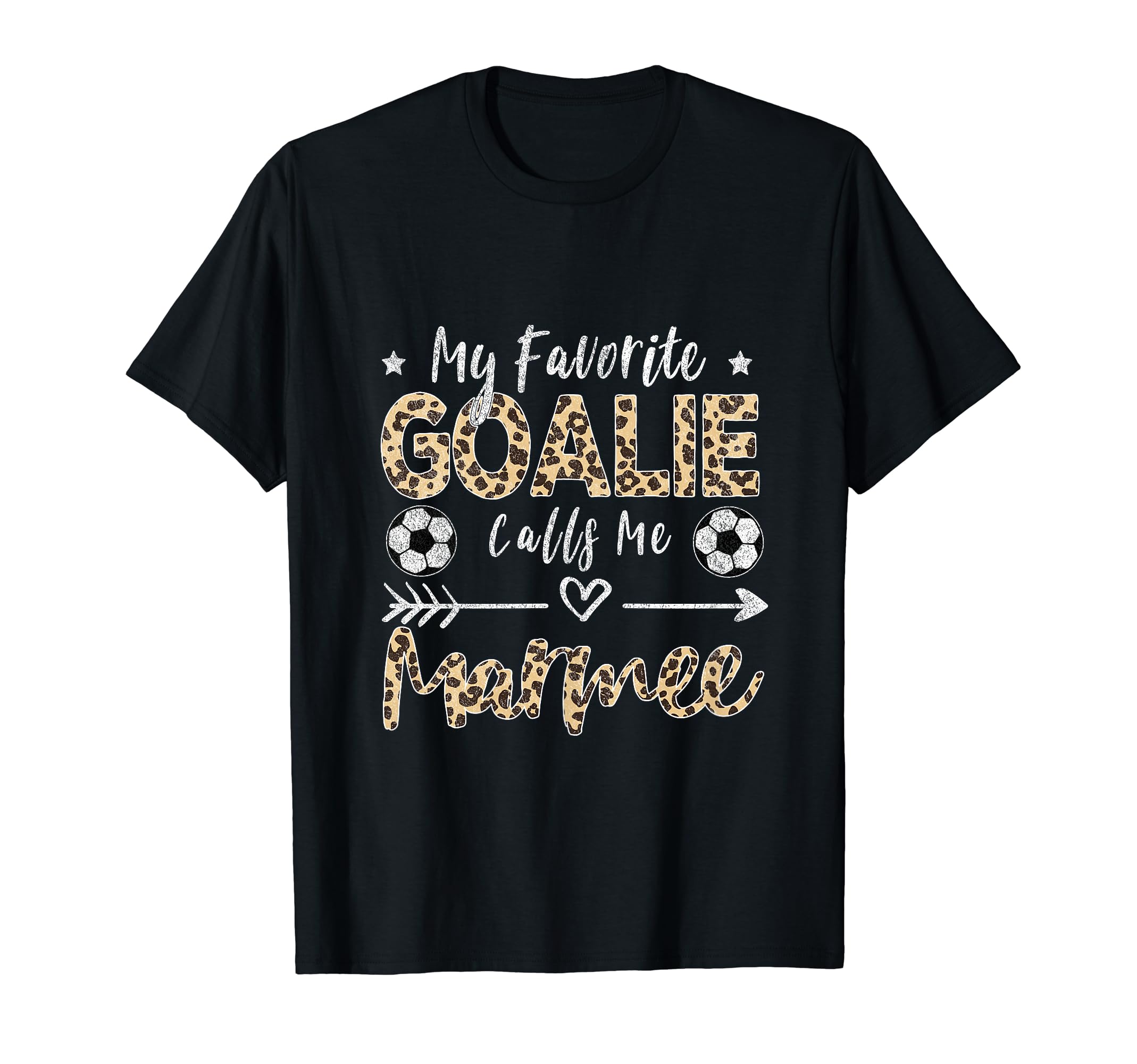 My Favorite Goalie Calls Me Marmee T-Shirt - Graphic Print for Adults