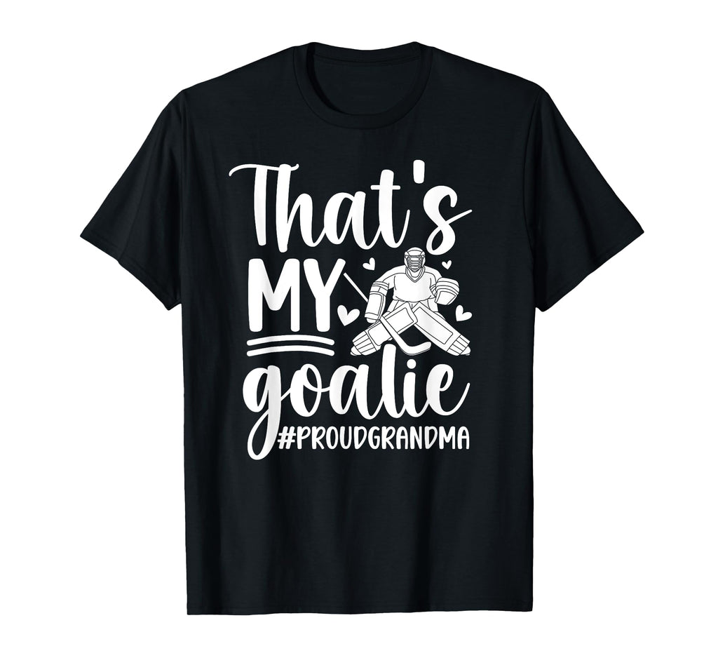 Proud Hockey Goalkeeper Grandma Hockey T-Shirt - Unique Graphic for Adults
