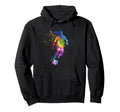 Colorful Funny Soccer Player Fan Dad Hoodie - Streetwear Style Men Women