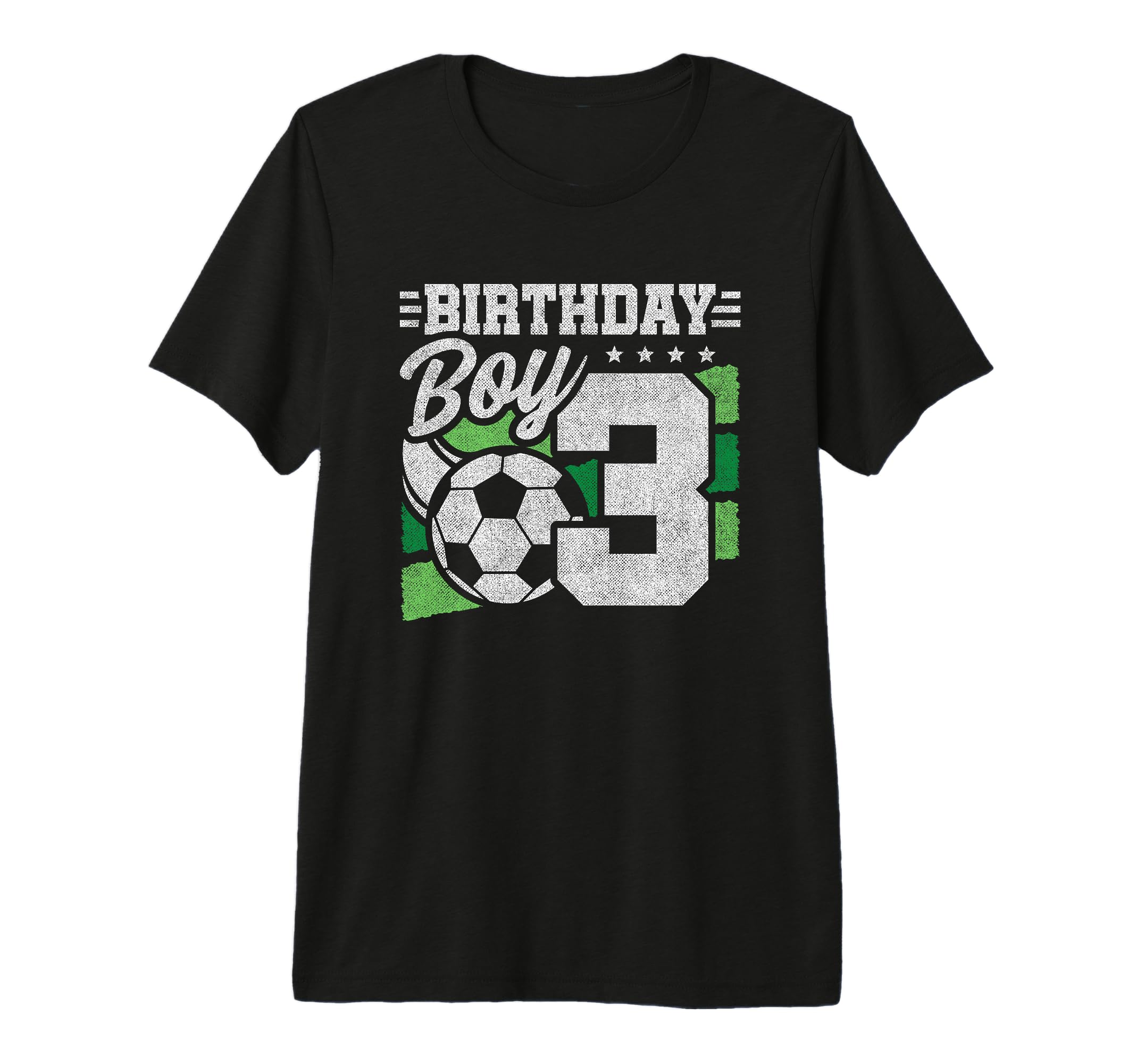 3 Year Old Soccer Birthday 3Rd T-Shirt - Aesthetic Graphic for Adults