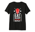 Eat Sleep Save Goals Field Hockey T-Shirt - Casual Everyday Wear Men Women