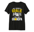 Mens Proud Water Polo Goalie Grandpa T-Shirt - Minimalist Print Men Women