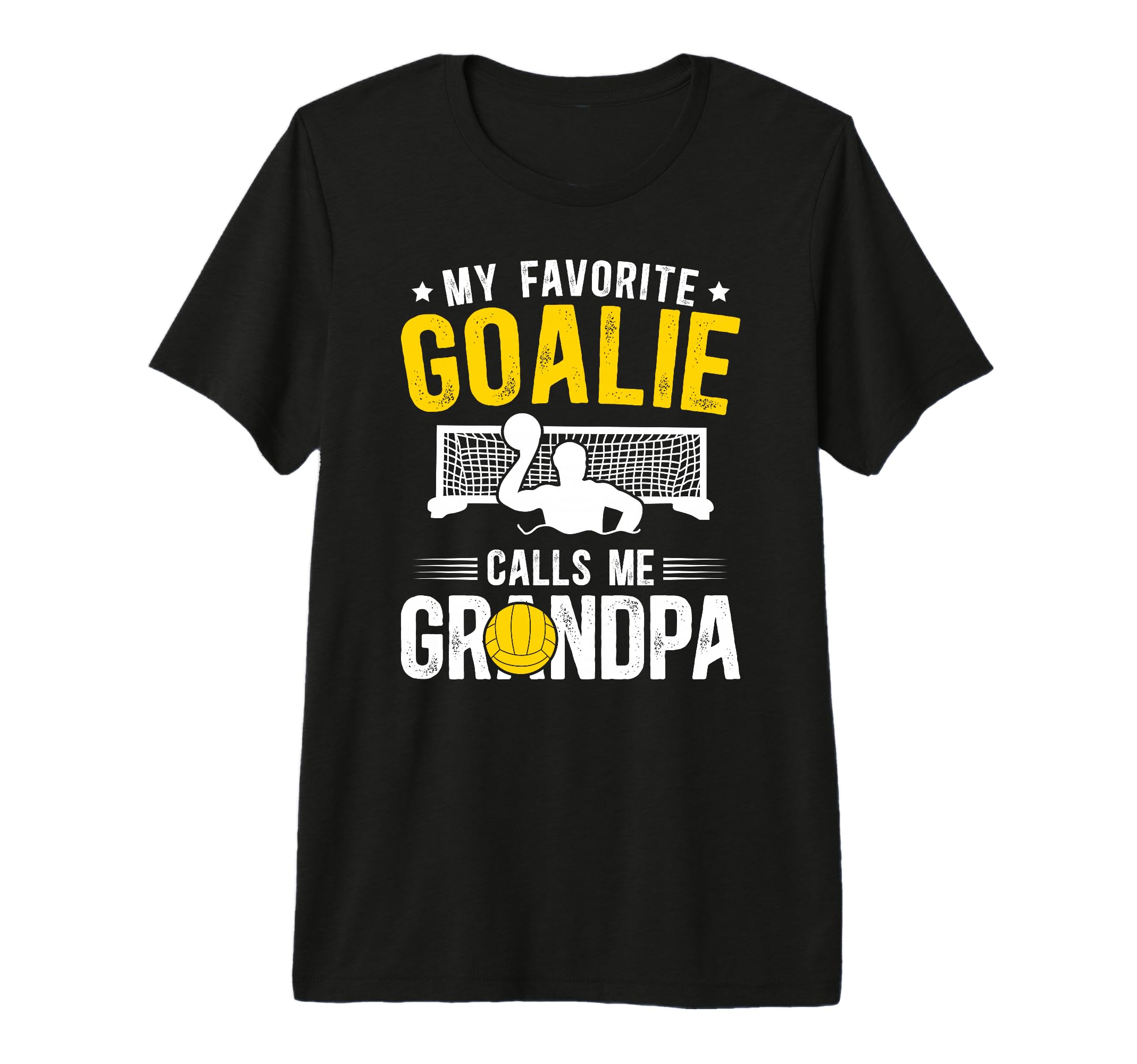 Mens Proud Water Polo Goalie Grandpa T-Shirt - Minimalist Print Men Women