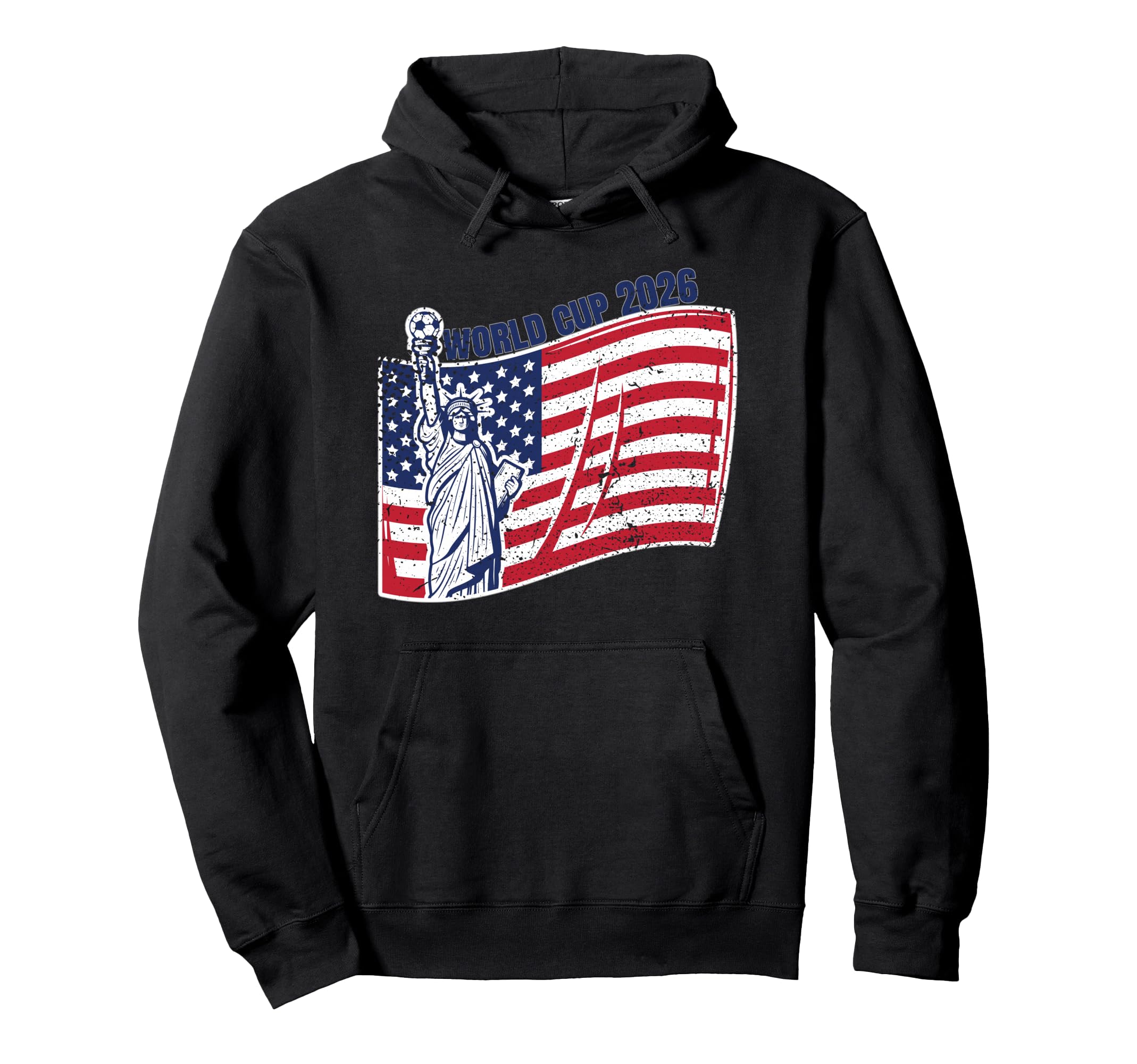 Usa World Football 26 American Team Hoodie - Fun Novelty Design Men Women