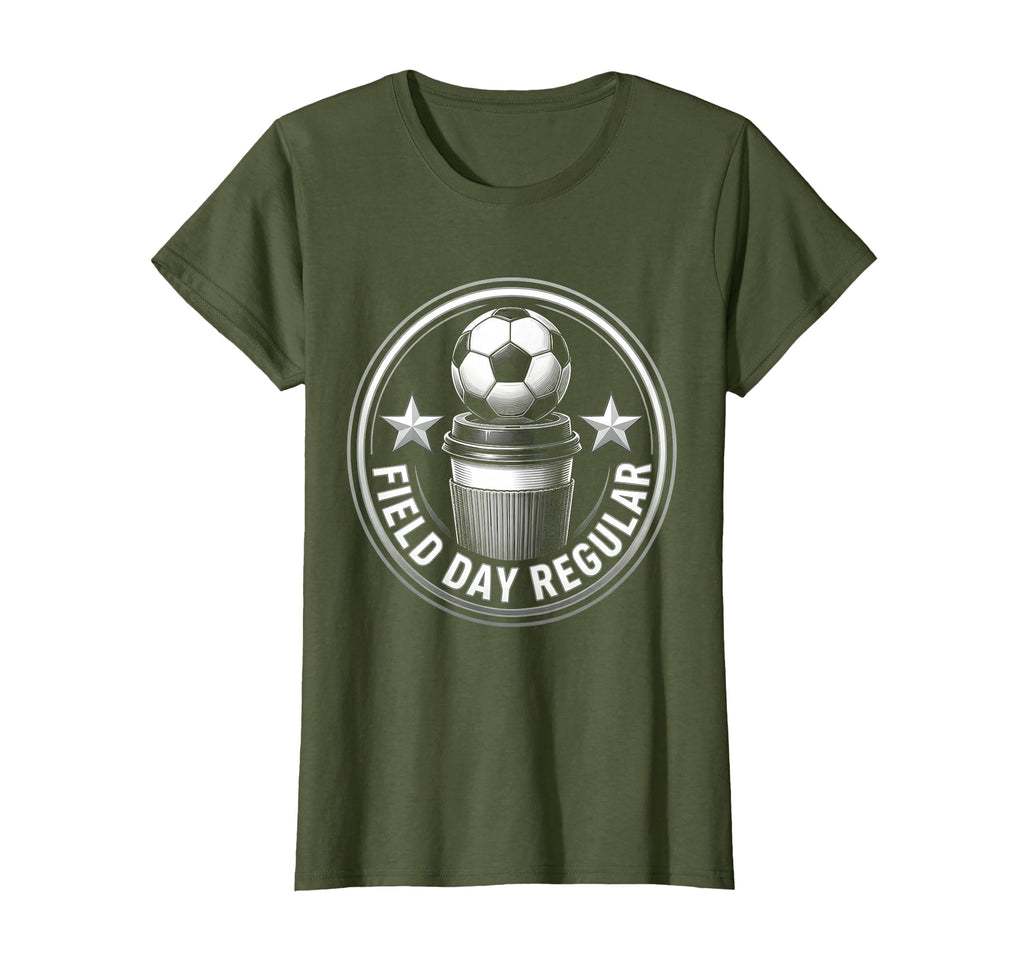 Field Day Regular Soccer Mom T-Shirt - Unique Graphic for Adults