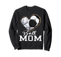 Volleyball Soccer Volleyball Ball Sweatshirt - Minimalist Print for Adults