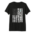 American Distressed Flag Funny T-Shirt - Fun Novelty Design for Adults