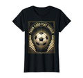 Train Hard Play Harder Soccer T-Shirt - Minimalist Print Unisex