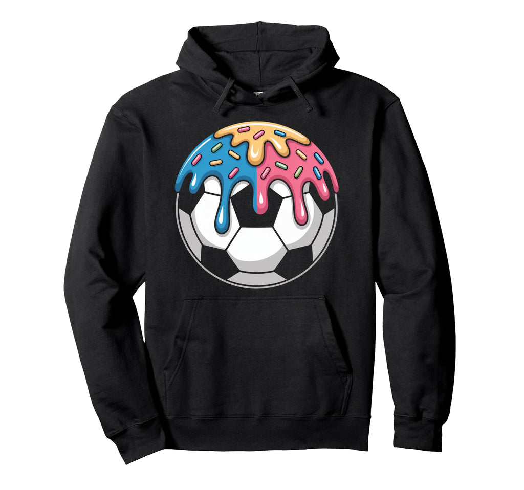 Soccer Ice Cream Drip Soccer Player Hoodie - Custom Art Print Unisex