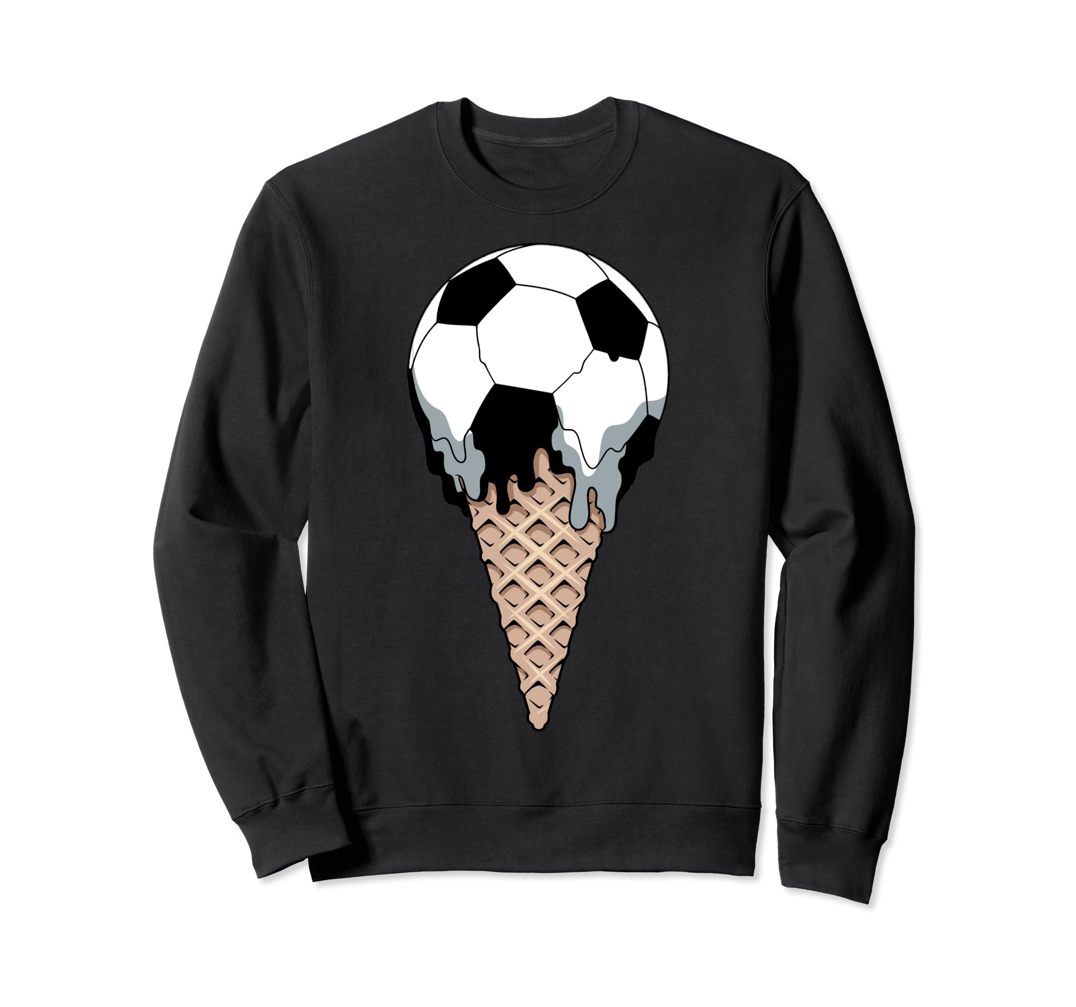Ice Cream Soccer Players Soccer Coaches Sweatshirt - Unique Graphic Unisex