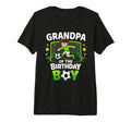 Grandpa Birthday Soccer Ball Funny T-Shirt - Custom Art Print for Adults