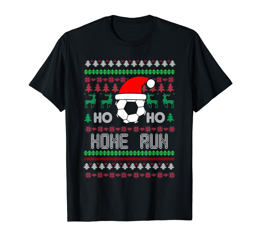Soccer Goalkeeper Holiday Santa Claus T-Shirt - Minimalist Print Men Women