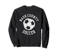 Nash County Soccer Distressed 90S Sweatshirt - Streetwear Style for Adults