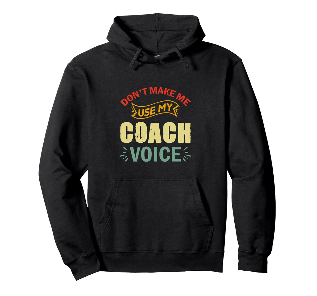 My Coach Voice Volleyball Coaching Hoodie - Unique Graphic for Adults