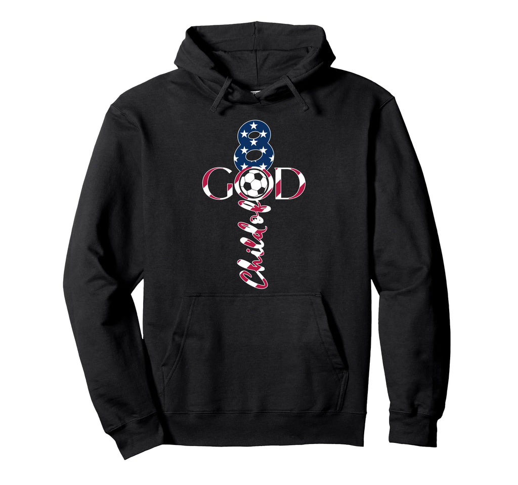 Jesus 8 Years Child God Soccer 8Th Hoodie - Custom Art Print Men Women