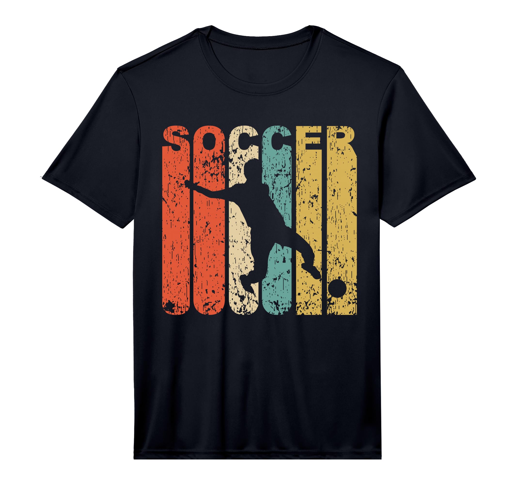 Soccer Player Silhouette Sports T-Shirt - Graphic Print Men Women