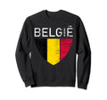 Belgium Flag Soccer Pride Sweatshirt - Aesthetic Graphic for Adults