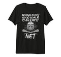Behind Good Goalie Empty Net T-Shirt - Aesthetic Graphic for Adults