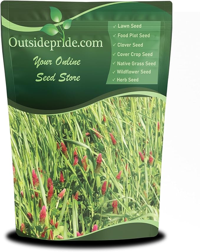 Outsidepride Gardenway Cover Crop Seeds - 5 lbs Nutrient-Rich Seed Mix for Soil Health Improvement & Home Gardens - Mixture of Triticale, Peas, Oats, Vetch, Annual Ryegrass, Crimson Clover