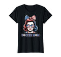Patriotic Soccer Mom American Flag T-Shirt - Streetwear Style for Adults
