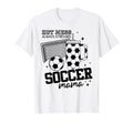 Hot Mess Always Stressed Soccer Mama T-Shirt - Fun Novelty Design Unisex