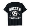 Coquette Bow Soccer Meme Soccer Team Sport T-Shirt - Trendy Graphic Unisex