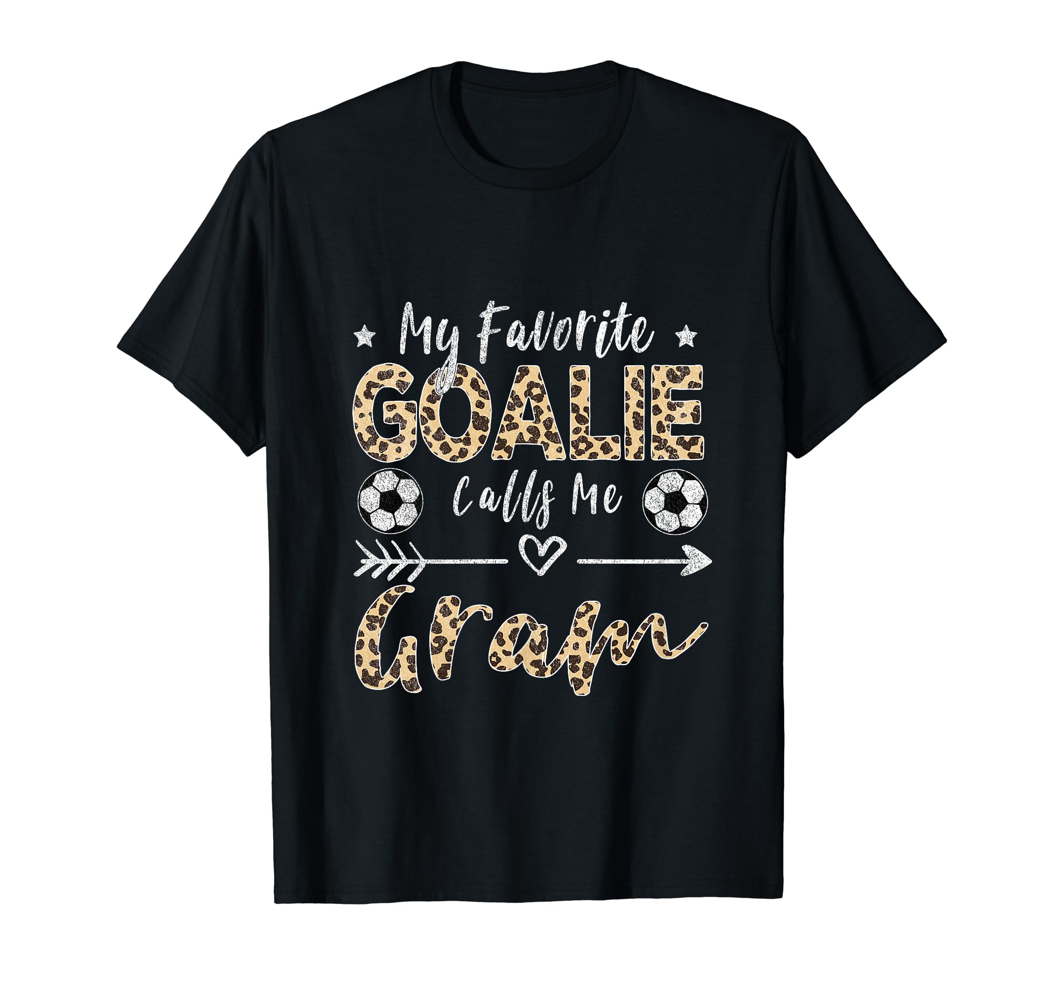 My Favorite Goalie Calls Me Gram T-Shirt - Fun Novelty Design for Adults