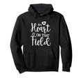 My Heart Is That Field Soccer Hoodie - Custom Art Print Men Women