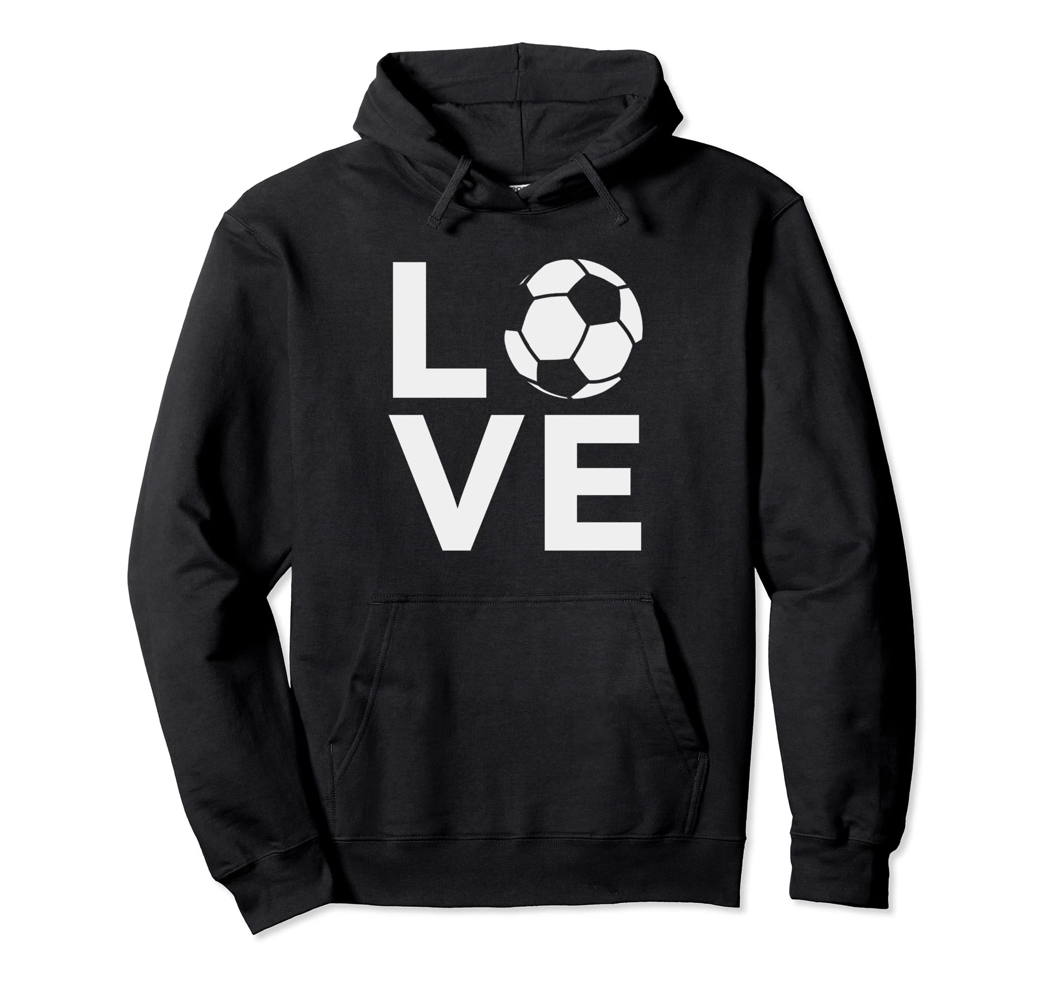 I Love Soccer Jersey Gift Soccer Fans Hoodie - Unique Graphic Men Women