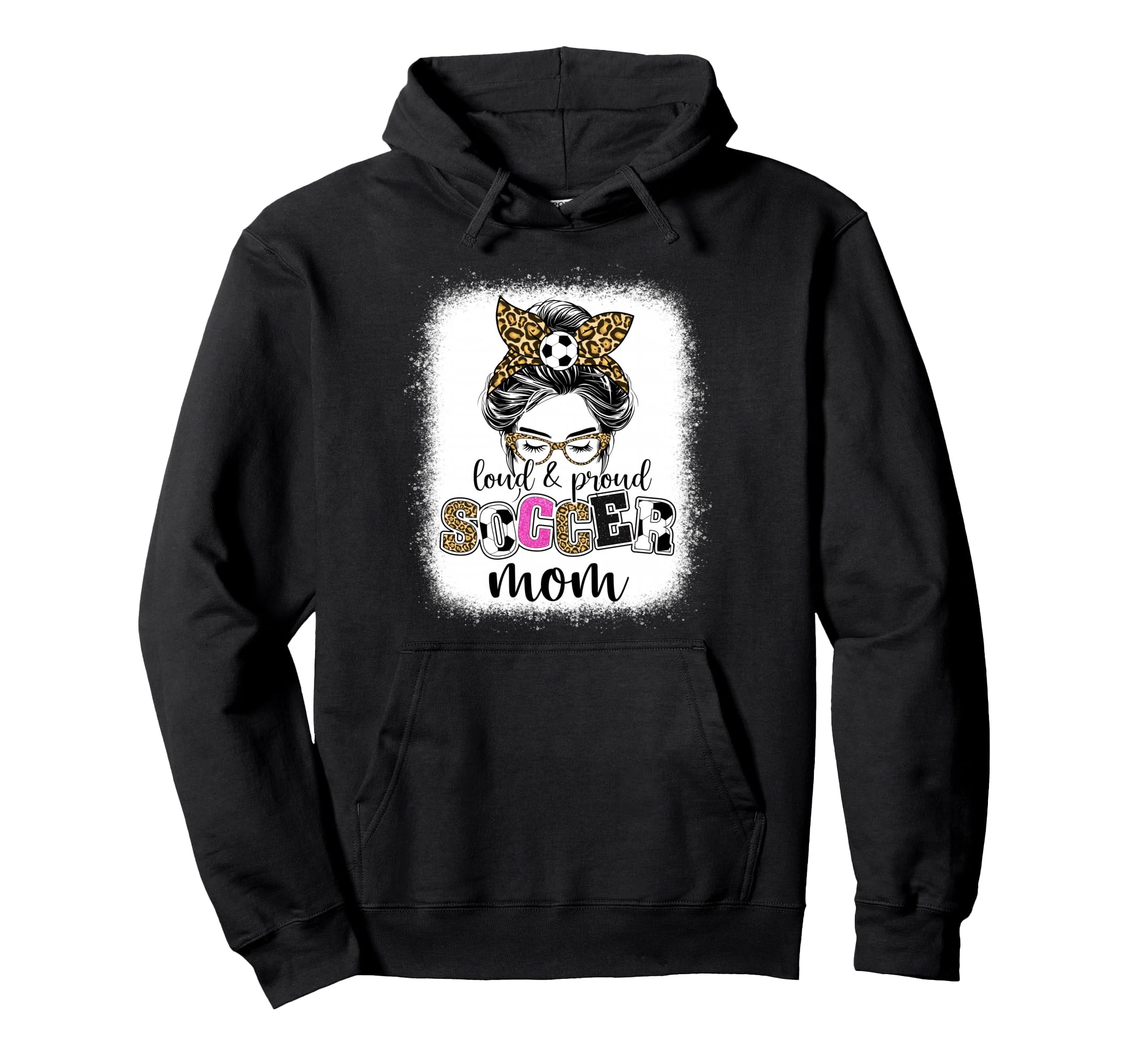 Soccer Mom Proud And Loud Soccer Hoodie - Casual Everyday Wear for Adults