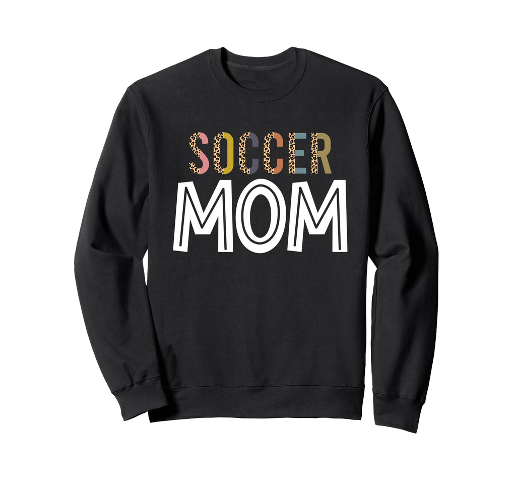 Leopard Soccer Mama Soccer Mom Gifts Sweatshirt - Custom Art Print Unisex