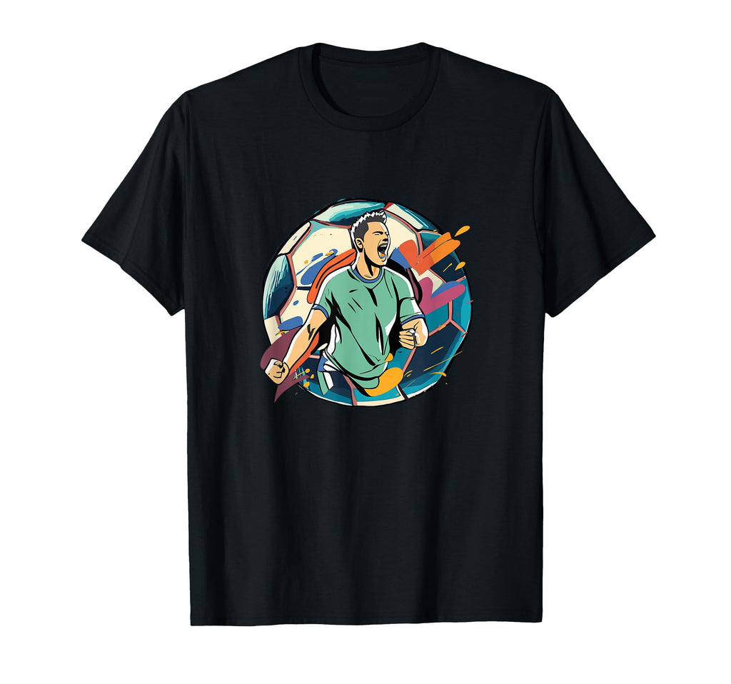 Soccer Celebration Love Beautiful Game T-Shirt - Minimalist Print Men Women